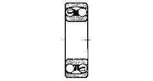 771101 BALL BEARING DOUBLE ROW, DEEP GROOVE NO.2200