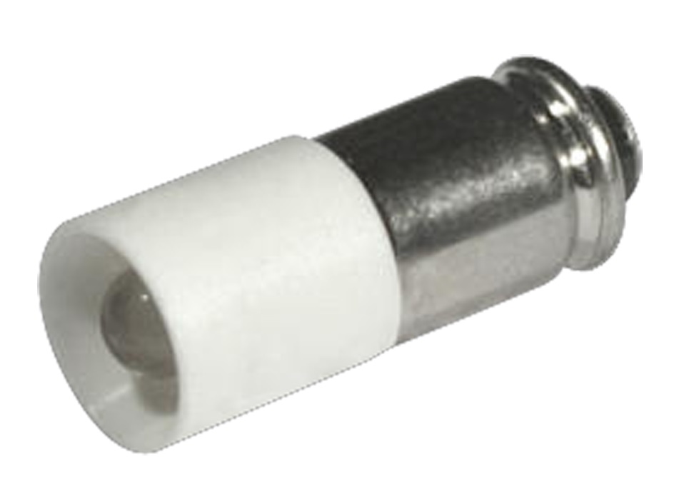 790710 LAMP SINGLE LED MIDGET GROOVED, T1 3/4 6X16MM 24-28V RED 