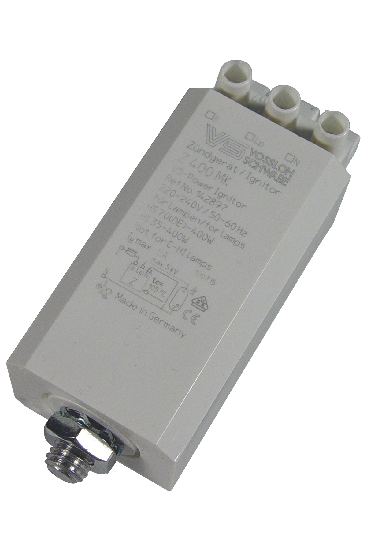 IGNITOR SUPERIMPOSE ELECTRONIC, FOR 400W HS LAMP Z 400MK 