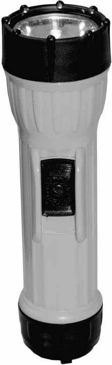 792210 FLASHLIGHT LED INDUSTRIAL QUALITY, BRIGHTSTAR 2618LED 2 CELLS