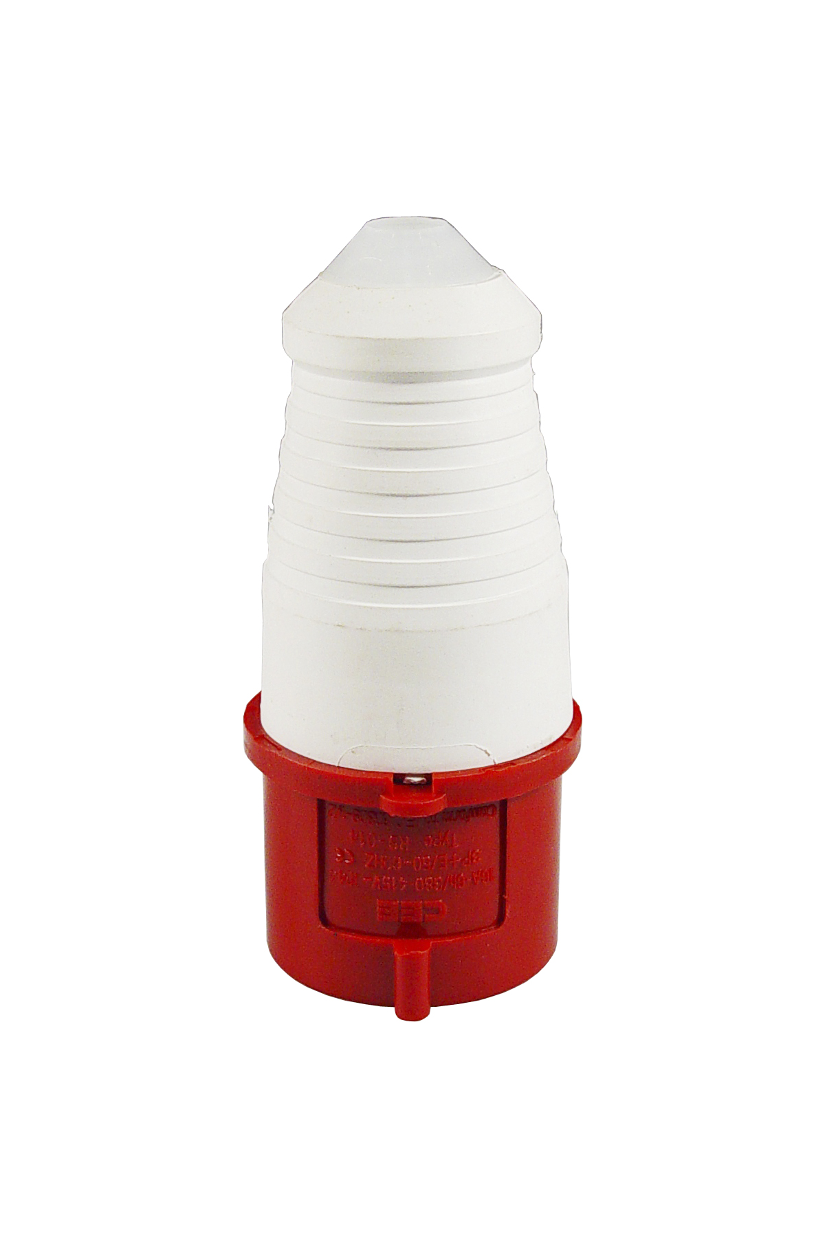 792708 PLUG CEE MALE AC380V RED 4P, 16AMP 6H IP44