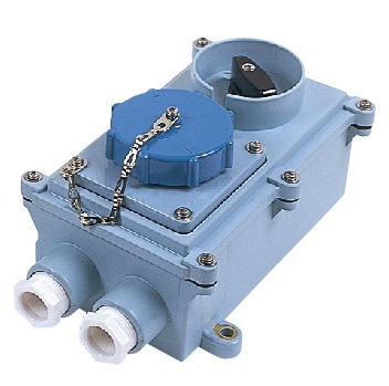 792772 RECEPTACLE W/T IEC TYPE W/LOCK, 2P+E AC200-250V BLUE RSIL2-2