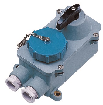 792776 RECEPTACLE W/T IEC W/SWITCH, 2P+E 200-250V BLUE RSI2-22