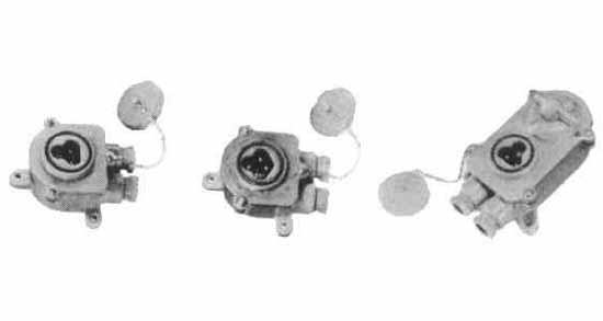 792806 RECEPTACLE WATERTIGHT 3PIN, TYPE-1M SYNTHETIC RESIN