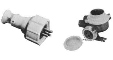 792881 PLUG WATERTIGHT 3PIN TYPE HNA, SYNTHETIC RESIN