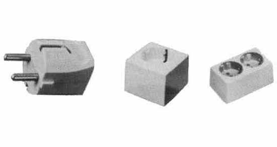 792921 PLUG NON-WATERTIGHT, 2-ROUND PIN SIEMENS