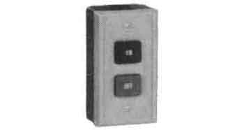 793076 SWITCH PUSH BUTTON 2-POLE, 110V 15A SURFACE TYPE