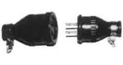 794751 CONNECTOR CABLE WATERTIGHT, 2-POLE 15A