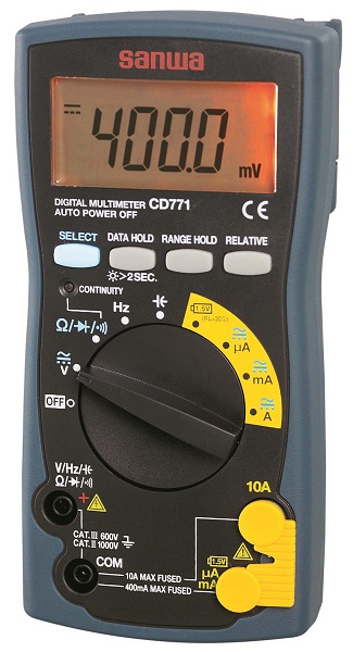 795754 MULTI TESTER DIGITAL COMPACT, MODEL CD-771