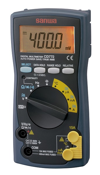 795755 MULTI TESTER DIGITAL COMPACT, MODEL CD-772