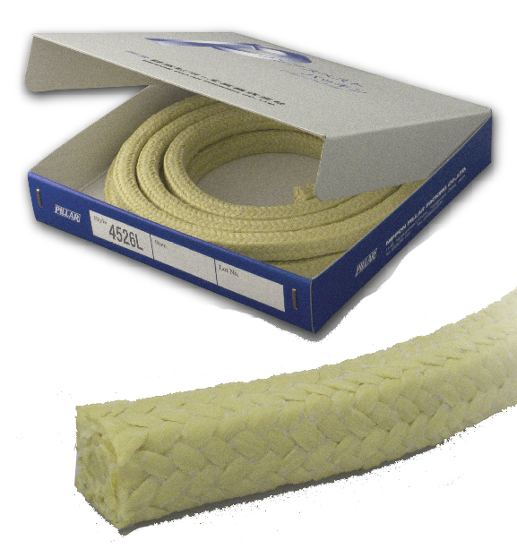 810453 PACKING ARAMID FIBRE NO.4526L, ASBESTOS FREE 12.5MMX3MTR