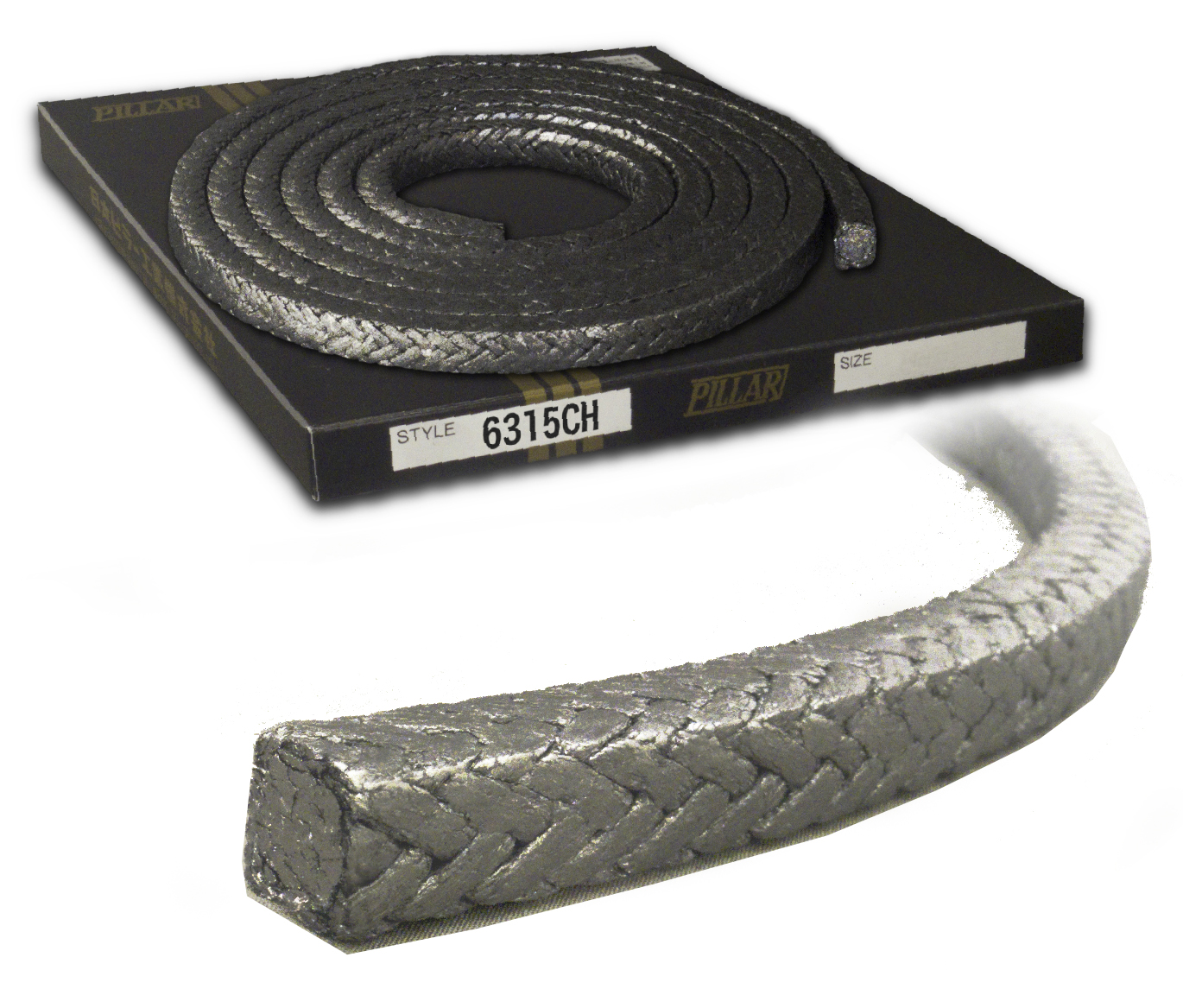 811361 PACKING PILLARFOIL BRAIDED, PILLAR NO.6315CH 3.0MMX3MTR
