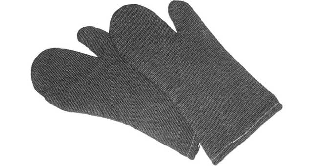 811586 GLOVES CARBON CLOTH, TWO DIVIDED 