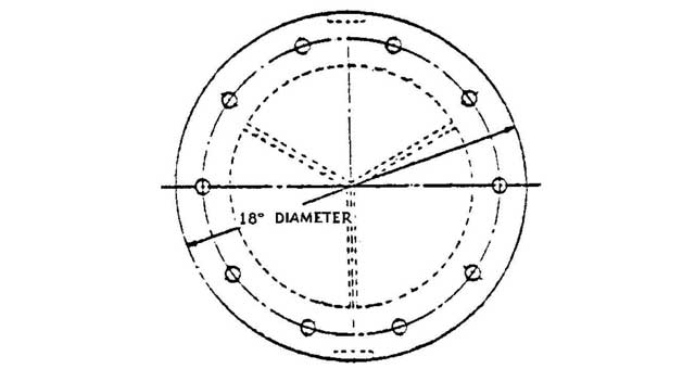 812001 GASKET BUTTERWORTH HOLE, WITH FURTHER DETAIL