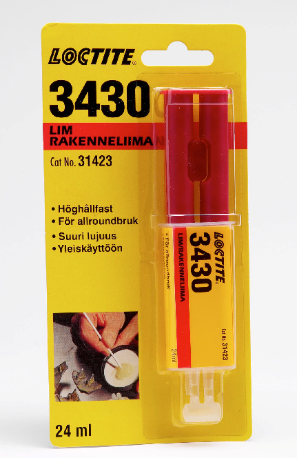 812151 ADHESIVE EPOXY GENERAL PURPOSE, LOCTITE HYSOL 3430 24ML