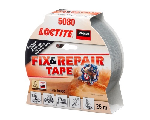 812168 TAPE FIX & REPAIR LOCTITE, VR5080 GREY L:25MTR