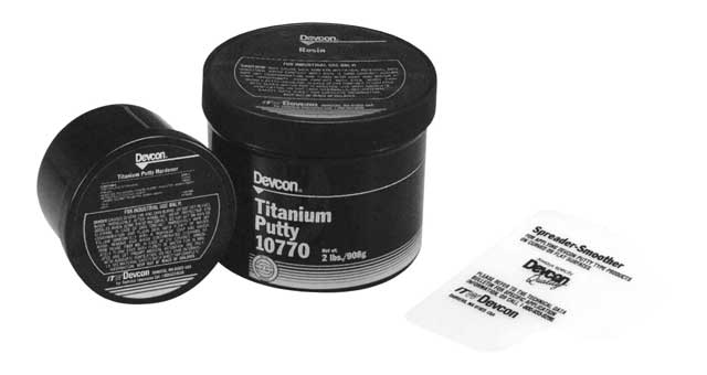 812241 PUTTY TITANIUM DEVCON 1LB