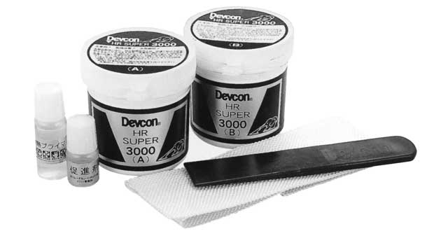 812243 PUTTY EPOXY PRECISION REPAIR, DEVCON HR SUPER 3000 500GRM
