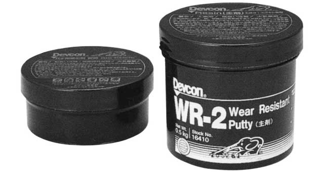 812286 WEAR RESISTANT PUTTY DEVCON, WR-2 1LB