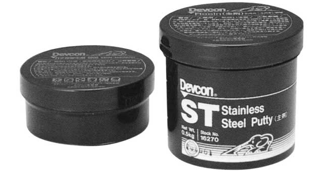 812292 STAINLESS STEEL PUTTY, DEVCON ST 1LB