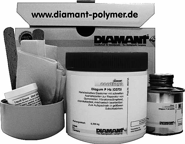 812393 ELASTOMER LIQUID FOR REPAIR, DIAMANT DIAGUM 500GRM/SET  