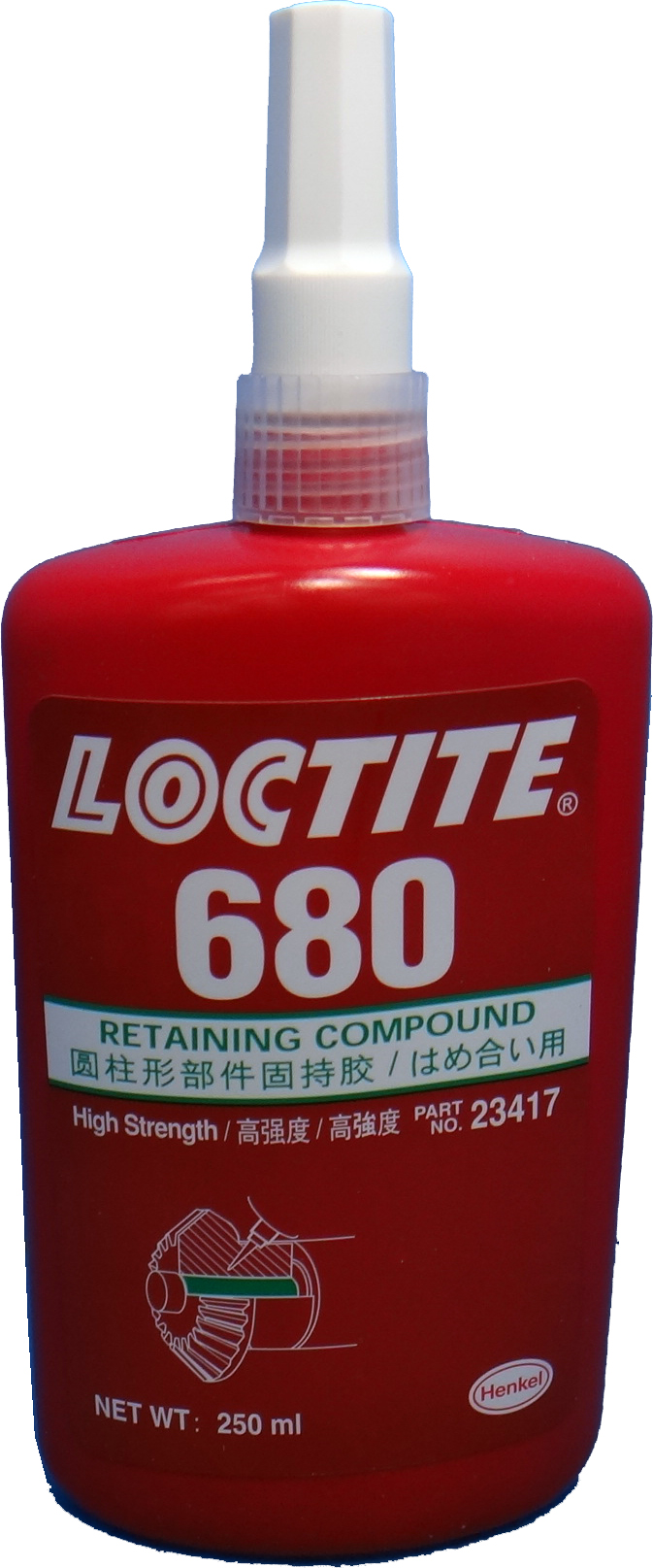 812831 RETAINING COMPOUND LOCTITE 680, SLIP FIT/HIGH STRENGTH 50ML