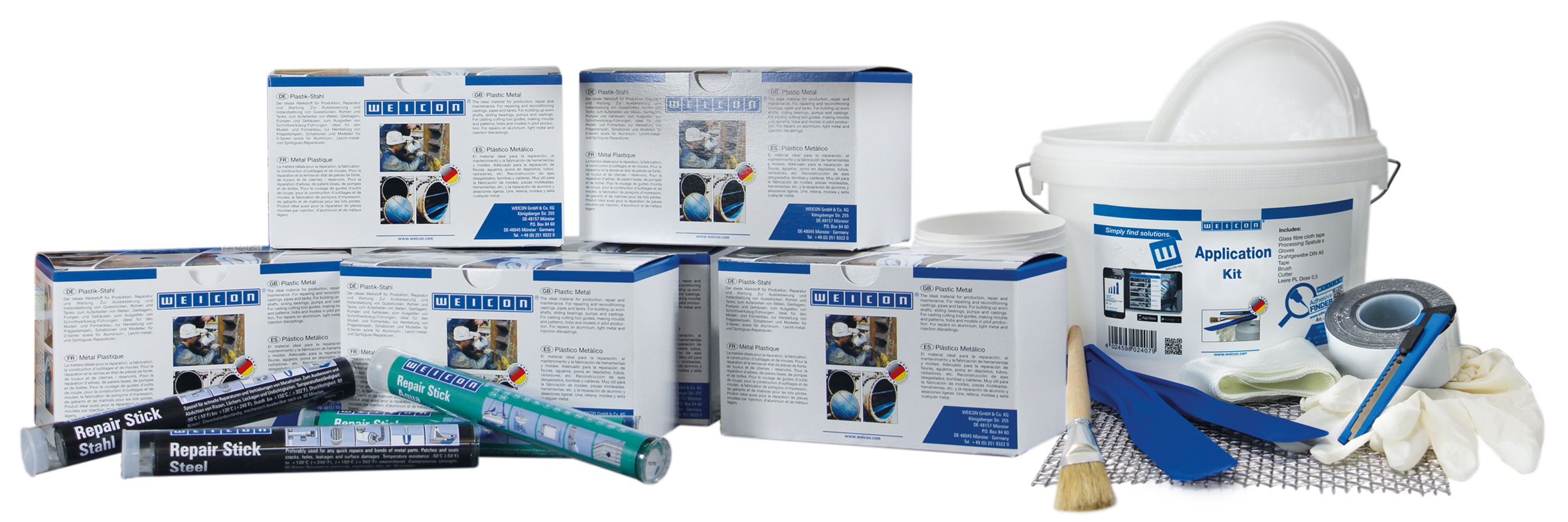 812907 WEICON EMERGENCY REPAIR KIT #1, COMPLETE #10851001