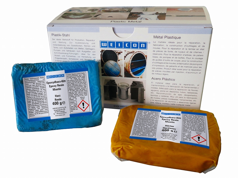 812954 MINERAL FILLED PUTTY KNEADABLE, EPOXY RESIN PUTTY 0.8KG