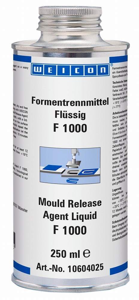 812959 MOULD RELEASE AGENT LIQUID, WEICON F1000 250ML