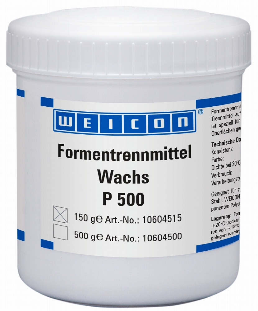 812964 MOULD RELEASE AGENT WAX, WEICON P500 150GRM