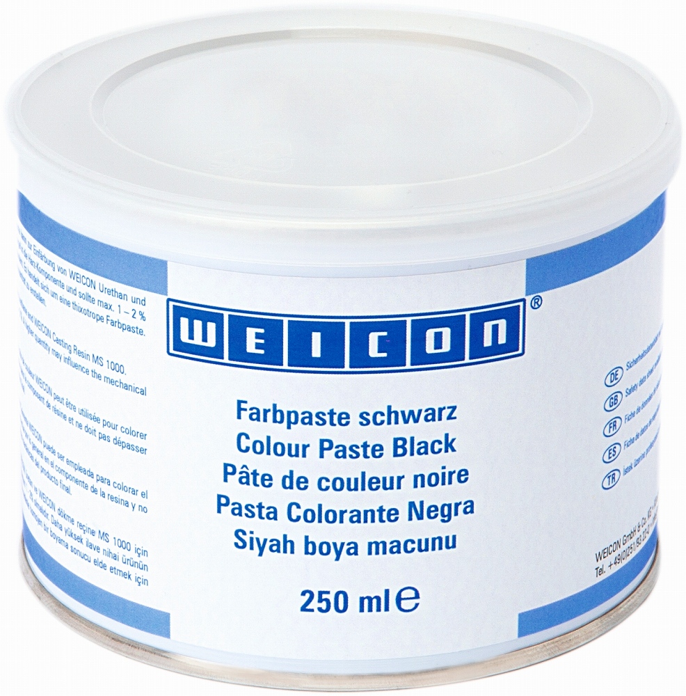 812984 COLOUR PASTE BLACK WEICON, 250G 