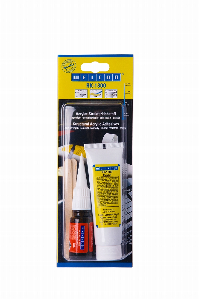 812991 ADHESIVE METHACRYLATE RK-1300, RK-CONSTRUCTION WEICON 60GRM 
