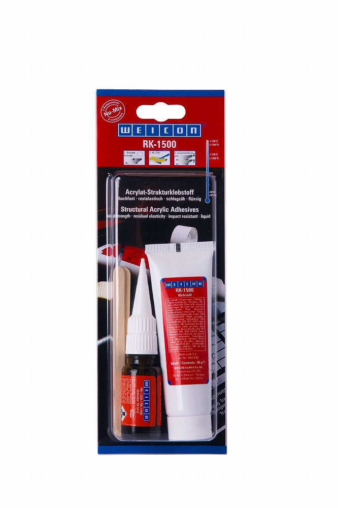 812992 ADHESIVE METHACRYLATE RK-1500, RK-CONSTRUCTION WEICON 60GRM  