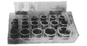 813072 O-RING KIT 17SIZES/222PCS, IN ACRYL CASE