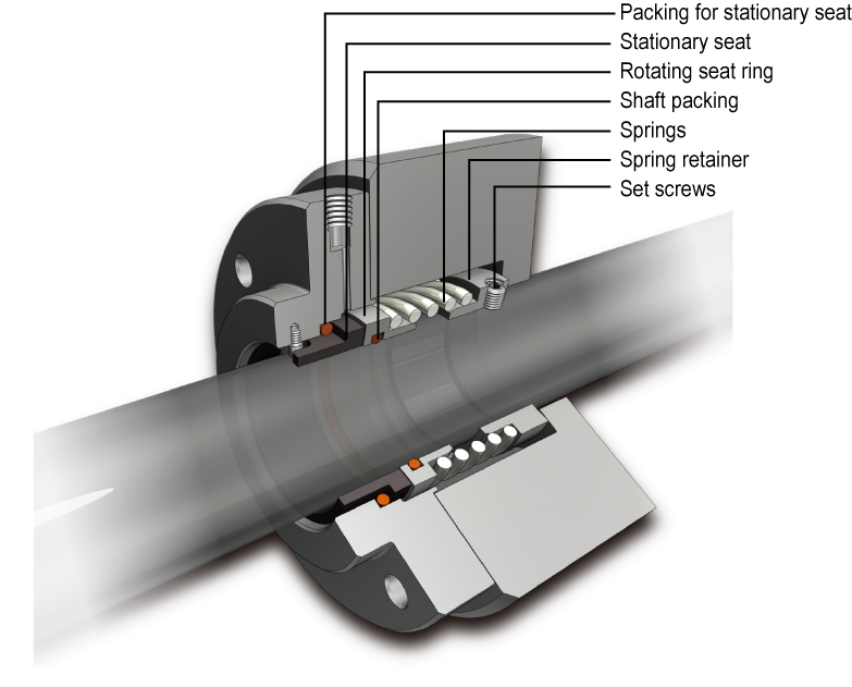 813601 SEAL MECHANICAL WITH FURTHER, DETAIL