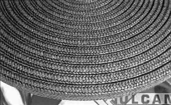815111 PACKING PTFE GRAPHITE FIBRE G1, TYPE VULCAN VP2 3MM X 3MTR