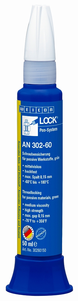 815205 ADHESIVE ANAEROBIC THREADLOCK, WEICON AN302-60 50ML