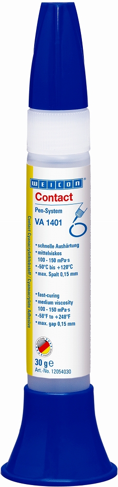 815246 ADHESIVE CONTACT CYANOACRYLATE, WEICON VA 1401 30GRM