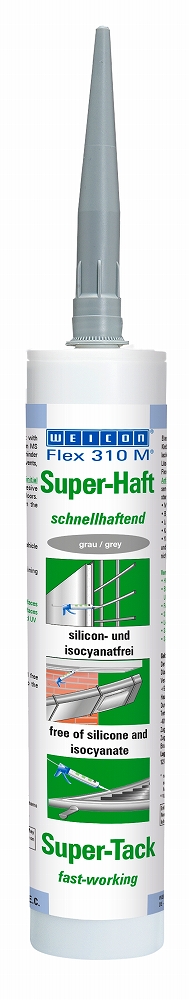 815276 ADHESIVE ONE-COMPONET WEICON, FLEX310M SUPERTACK GREY 290ML
