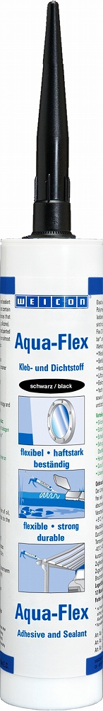 815280 ADHESIVE ONE-COMPONET WEICON, AQUA-FLEX BLACK 310ML