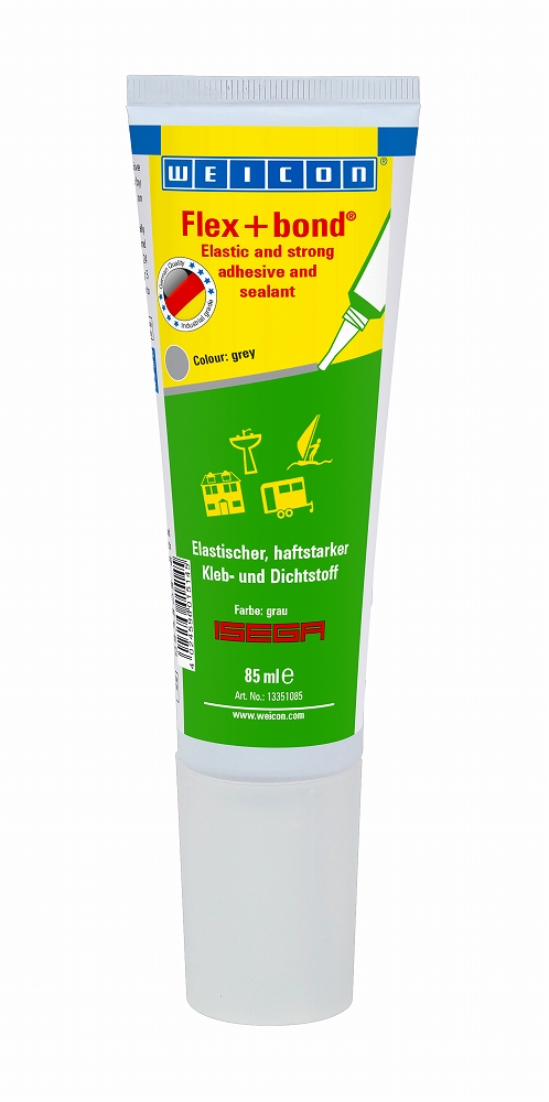 815287 ADHESIVE ONE-COMPONET WEICON, SEALANT FLEX + BOND GREY 85ML