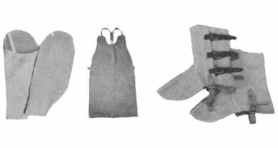 851166 WELDER SLEEVES, CHROMED LEATHER