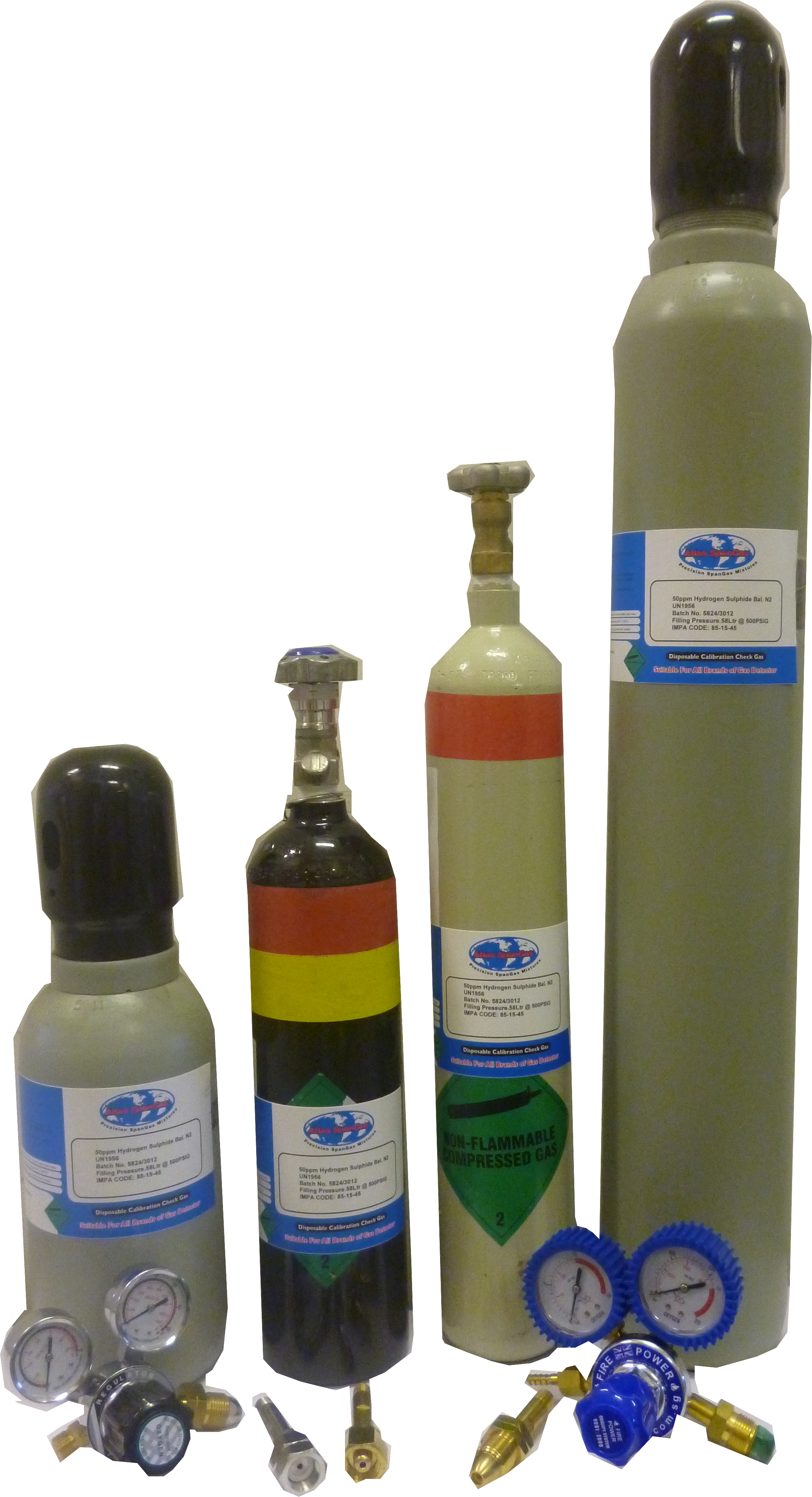 851761 SPANGAS REFILLABLE BUTANE 0.9%, 50%LEL BALANCED AIR 3.4L