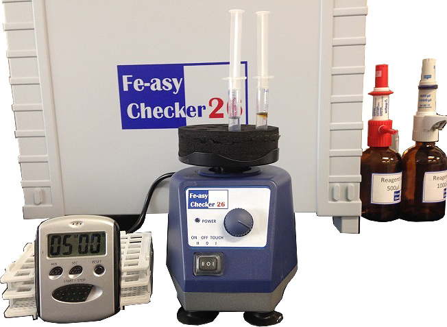 871201 MAIN ENGINE SCAVENGING DRAIN, ANALYSIS KIT FE-ASY CHECKER 26