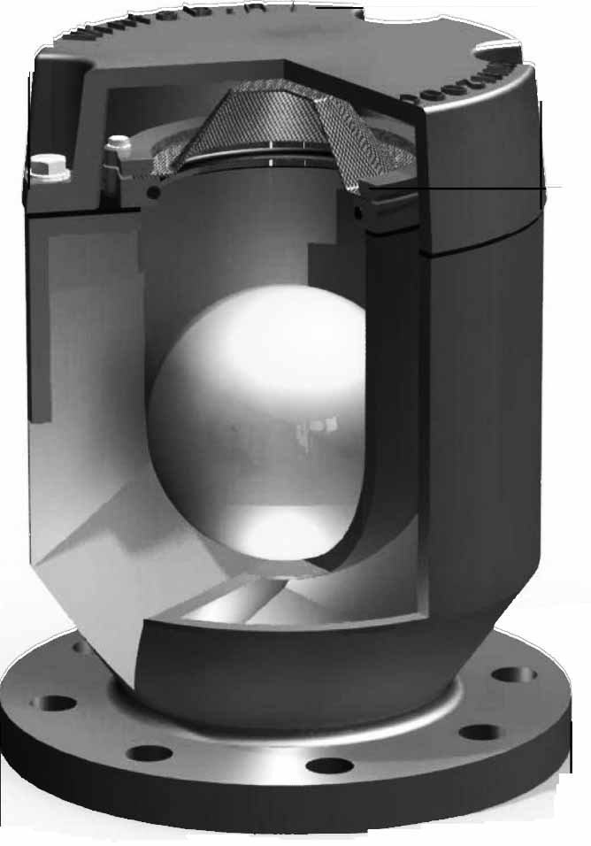 872365 AIR VENT HEAD DIN WINTEB PN10, WIN2000 TYPE 1 W/SCREEN 125MM