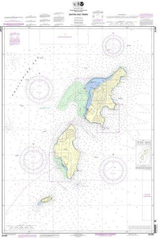 NOAA Nautical Chart 81067: Commonwealth of the Northern Mariana Islands Saipan and Tinian
