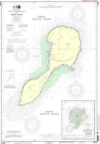 NOAA Nautical Chart 81092: Commonwealth of the Northern Mariana Islands; Pagan Island