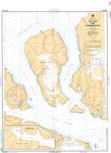 CHS Nautical Chart 7930: Hell Gate and Cardigan Strait