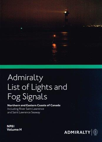 Admiralty List of Lights and Fog Signals Vol. H