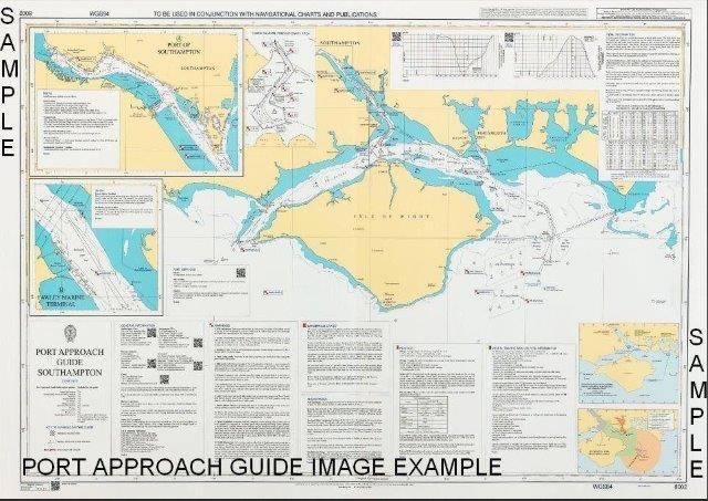British Admiralty Nautical Chart 8147: Port Approach Guide Pointe Noire